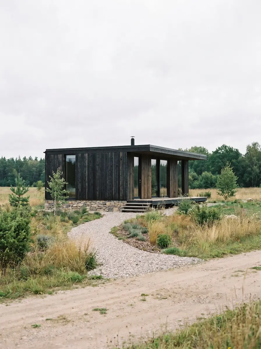 A compact modular home, fully finished and ready for a smaller site.