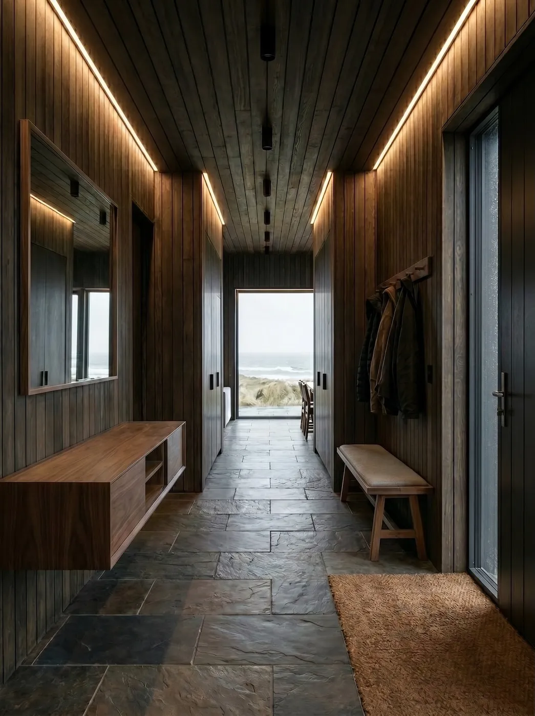 The Coast entrance hallway.
