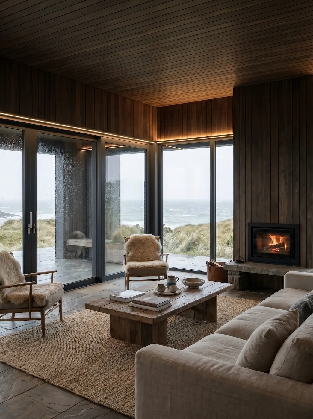 The Coast living room.