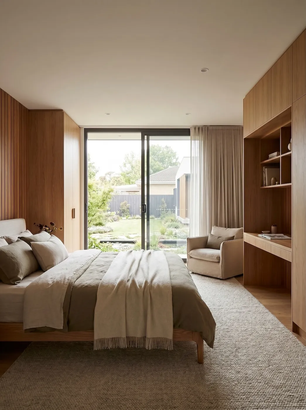 The Courtyard first bedroom.
