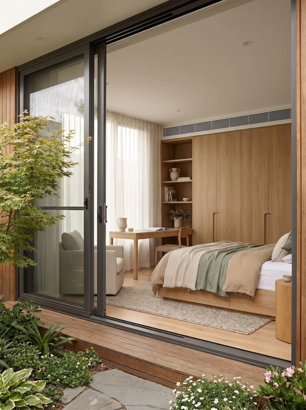 The Courtyard third bedroom.