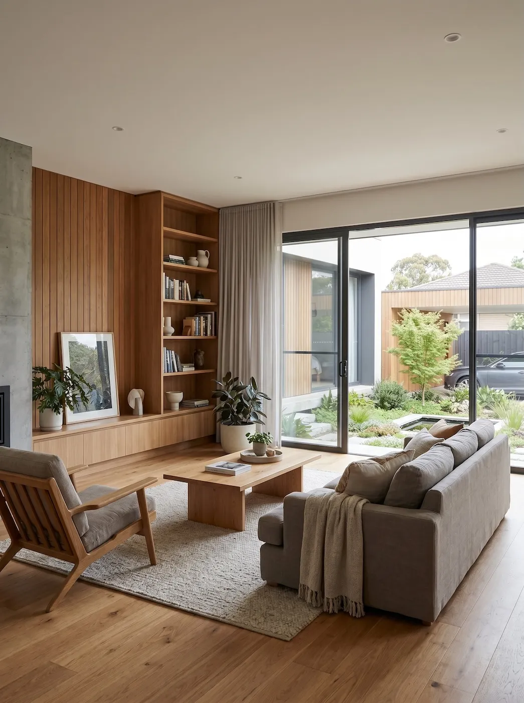 The Courtyard living room.