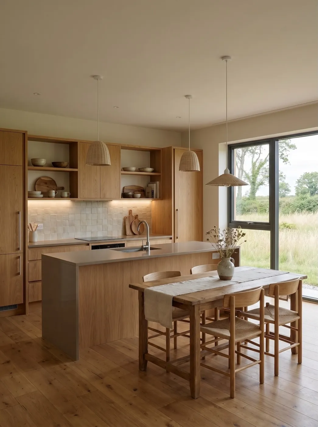 The Meadow kitchen interior.
